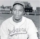  ?? AP PHOTO ?? An April 18, 1948 portrait of Brooklyn Dodgers’ infielder Jackie Robinson.