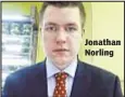  ??  ?? Jonathan Norling