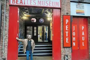  ?? ?? roag Best at his Beatles Museum, one of the many shrines to the band in the city of Liverpool.