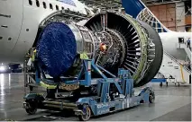  ?? JASON REED/REUTERS ?? The inner workings of a jet engine on show. (File photo)