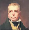  ??  ?? Sir Walter Scott