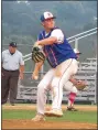  ?? MIKE CABREY/MEDIANEWS GROUP ?? Whitemarsh’s Jason Kelly throws a pitch against Northampto­n during their Region 3 Tournament game on Monday.