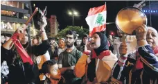  ??  ?? Lebanon has been gripped by nationwide protests