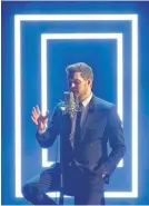  ??  ?? Bublé has taped a TV special, set to air March 20 on NBC.