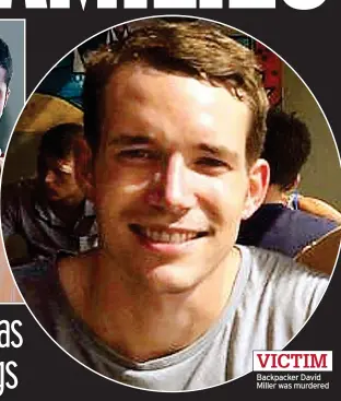  ?? ?? VICTIM Backpacker David Miller was murdered