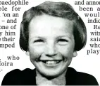  ??  ?? MYSTERY: Moira Anderson was 11 when she vanished in 1957