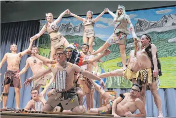  ?? FOTO: REINHOLD HÖRNLE, MVU ?? Bei der Fasnet in Ummendorf wurde dieses Jahr „Der Schatz im Baggersee“aufgeführt.