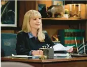  ?? NBC ?? Melissa Rauch in “Night Court,” a reboot of the 1984-1992 sitcom that has already been renewed for season two.