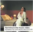  ?? NERMINA PIETERS-MEKIC/ROCOCO PR ?? Nermina in the music video