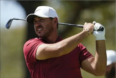  ?? TONY GUTIERREZ – THE ASSOCIATED PRESS ?? Brooks Koepka says his “opinion changed” when talking about going back on his word and deciding to join the Saudi-funded LIV Golf league.