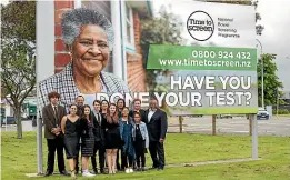  ??  ?? The family of the late Maraia Statham have asked for her last message encouragin­g people to do their bowel screening tests to stay on display even though she has died.