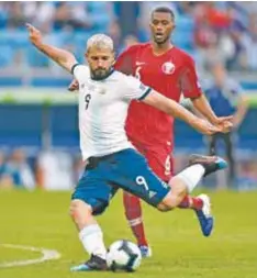  ?? | GETTY IMAGES ?? Agüero marcó su primer gol en el torneo.