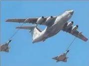  ?? FILE PHOTO ?? An Indian Air Force Ilyushin Il78 refuelling a midair flight.