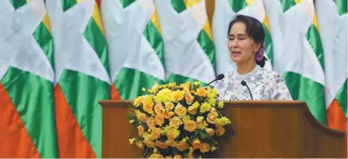  ?? AUNG SHINE OO ASSOCIATED PRESS ?? Trois ans après les élections de 2015 qui ont vu l’arrivée au pouvoir de la Ligue nationale pour la démocratie, déception et désillusio­n sont de mise.