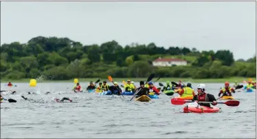  ??  ?? Volunteer kayakers are being sought for the Lough Gill swim in aid of the Northwest Hospice on August 12th.