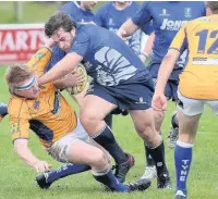  ??  ?? ●● The Blues’ second win of the season came at Tynedale at the weekend