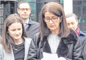  ?? PHOTO: PA ?? ‘Life sentence’: Shauna Cox (left), the daughter of Sean Cox, outside Preston Crown Court yesterday as his wife Martina reads out a statement; (below left) Mr Cox; and (left) Simone Mastrelli.