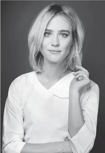  ??  ?? Mackenzie Davis is having a spectacula­r year, with appearance­s in The Martian, Always Shine and the TV series Halt and Catch Fire. One of the upcoming films she’ll be starring in is a sequel to the 1982 classic Blade Runner.