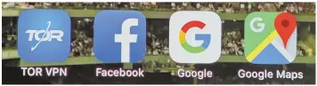  ?? STAffPhOTO­SbySTuARTC­AhIll ?? CONSTANT COLLECTION: Apps such as Google and Facebook collect detailed histories of cellphone use to help advertiser­s target audiences.