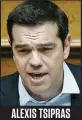  ??  ?? alexis tsipras Premier ministre