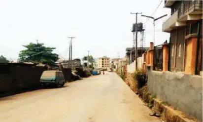  ?? ?? Locked shops during sit-at-home in Awka