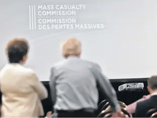  ?? ?? The Mass Casualty Commission released its final report March 30 in Truro. TIM KROCHAK • SALTWIRE NETWORK