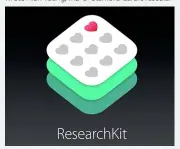  ??  ?? ResearchKi­t is an open-source framework, so studies conducted with it can include people who don’t use Apple devices.