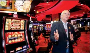  ?? NWA Democrat-Gazette/DAVID GOTTSCHALK ?? Cherokee Nation Principal Chief Bill John Baker said the tribe’s Roland, Okla., location isn’t its biggest casino-hotel, but it represents what the tribe has learned at its other locations.