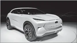  ?? DANIEL ACKER/BLOOMBERG ?? The Infiniti QX Inspiratio­n concept vehicle at the North American Internatio­nal Auto Show.