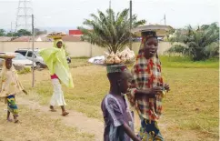  ??  ?? Children hawking in Lokoja