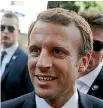  ??  ?? Emmanuel Macron