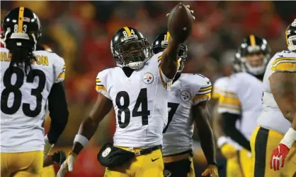  ??  ?? Antonio Brown has been one of the best receivers in the NFL over the last decade. Photograph: Jay Biggerstaf­f/USA Today Sports