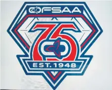  ?? OFSAA IMAGE ?? Adam Scott Collegiate student Reese Rossignol designed this logo to commemorat­e the 75th anniversar­y of OFSAA. Adam Scott and Thomas A. Stewart Secondary schools will host the OFSAA boys and girls AAA rugby championsh­ips next month.