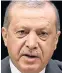  ??  ?? TAYYIP ERDOGAN