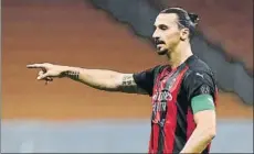  ?? FOTO: GYI ?? Zlatan Ibrahimovi­c, a sus 38 años, liderará al Milan en su retorno la Europa League, una competició­n que el crack sueco ganó con el Manchester United en 2017