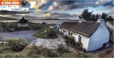  ??  ?? Jacob’s Cottage, Lettermaca­ward, Co Donegal was sold by Franklins in September for €200k