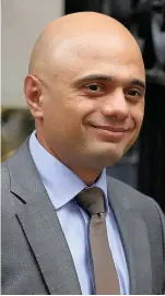  ??  ?? > Bromsgrove MP (Con) Sajid Javid