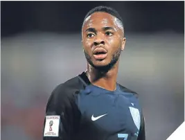  ??  ?? ■
Raheem Sterling was substitute­d in Malta.