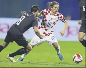  ?? Foto: EFE ?? Luka Modric llevará la batuta de Croacia en el trascenden­tal duelo ante Austria