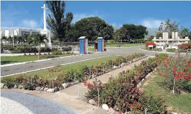  ?? FILE ?? A section of the entrance to National Heroes Park in Kingston. Planned developmen­ts for Heroes Circle and its environs are likely to trigger outward migration of residents from Allman Town and adjoining areas.