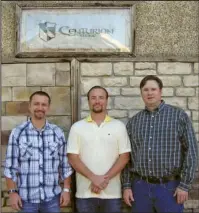  ?? Submitted photo ?? FOURTH GENERATION: C.J. Horner Co. is under the management of fourth generation family members, from left, Rich, Chris and John Horner.