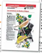  ??  ?? “Las aventuras de Marlin y Pidgey”, de Gracia Mercado, fue el cuento infantil que ganó en la IX edición del concurso.