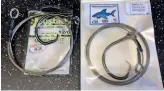  ??  ?? There are a few custom shark rig builders in the UK that make rigs with circle hooks