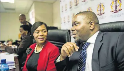  ?? Photo: Delwyn Verasamy ?? Out of the blue: Public protector Thuli Madonsela and her deputy, Kevin Malunga, had never been subjected to security clearance checks before.