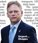  ?? ?? Urgent… Shapps