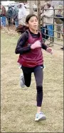  ?? Photo submitted ?? Siloam Springs seventhgra­der Vanessa Frias finished third overall Tuesday in the juniir high girls division of the 5A-West Conference Meet in Vilonia.