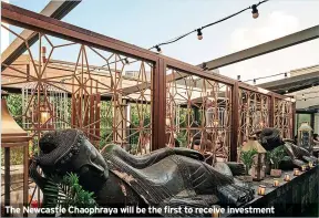  ?? ?? The Newcastle Chaophraya will be the first to receive investment