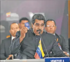  ?? DPA ?? NO CEDE. Maduro quiere la reelección en los comicios este año.