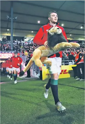  ??  ?? Crunch time: Peter O’mahony will be leading out the Lions this morning