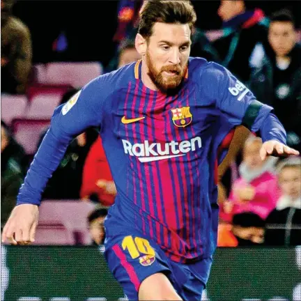  ??  ?? Lionel Messi.